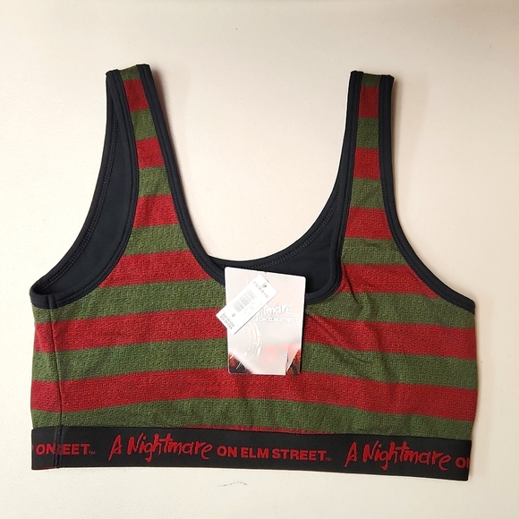❤️NWT VINTAGE TORRID SCOOP BRALETTE / NIGHTMARE ON ELM STREET FREDDY KRUGER - Picture 5 of 8